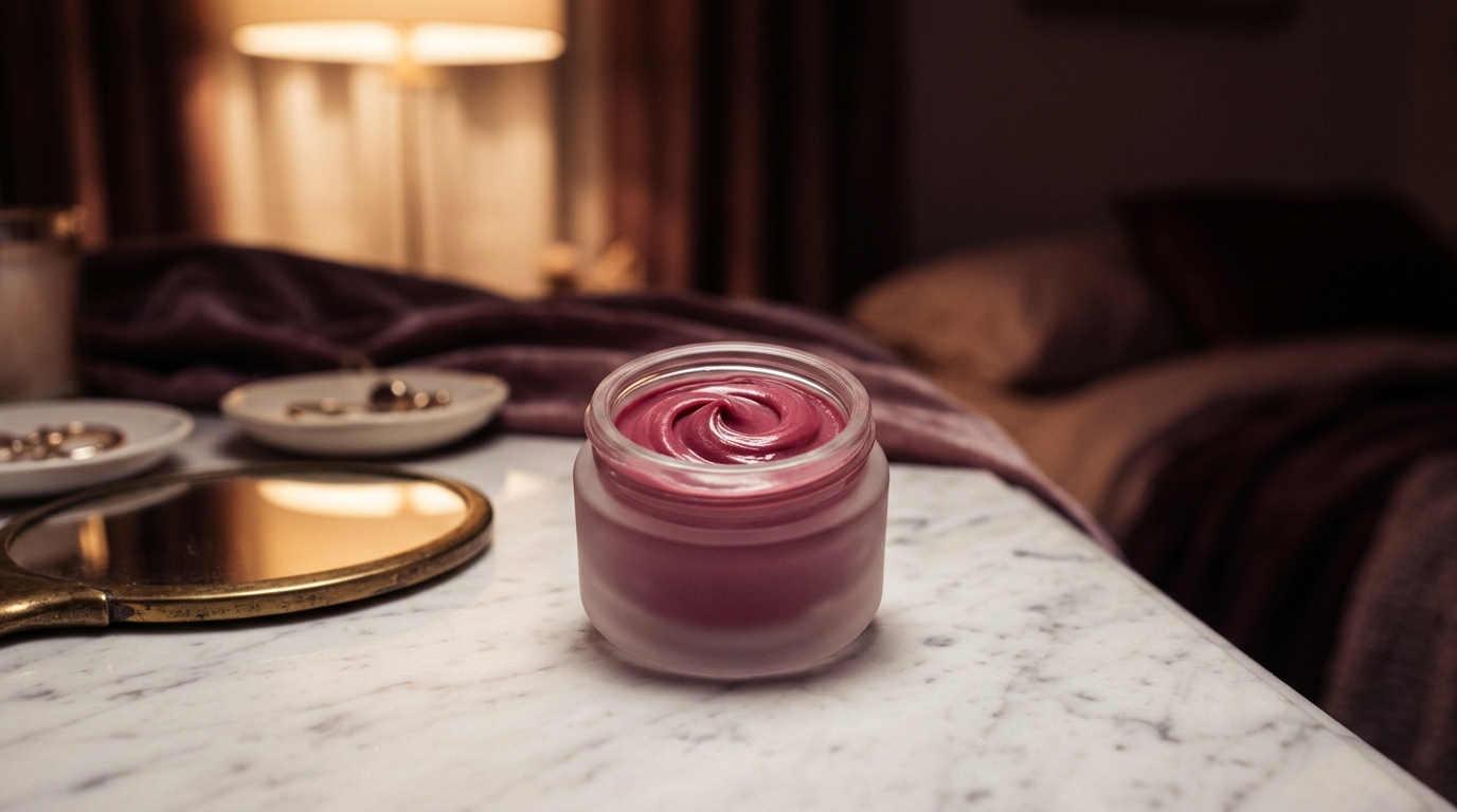 Laneige Lip Sleeping Mask jar in Berry beside three unlabeled budget alternatives available in the Philippines